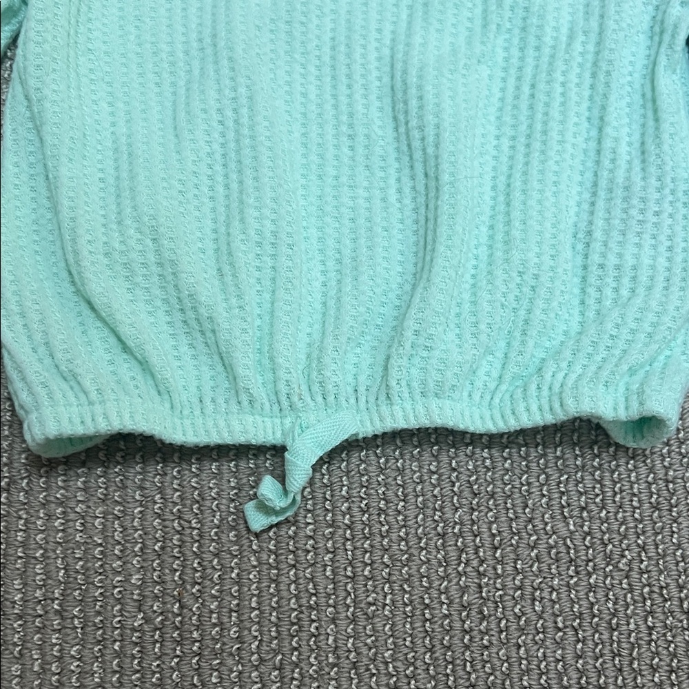 Epic Threads Aqua Long Sleeve Tee - Picture 3 of 4